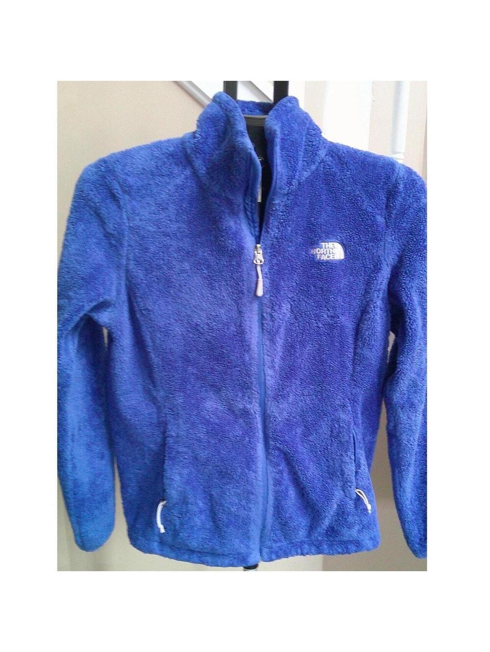 The North Face Women's Purple Fuzzy Full Zip Fleece Jacket Women's Small
